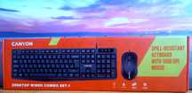 Canyon Wired Keyboard & Mouse Canyon CNE-CSET1-BG