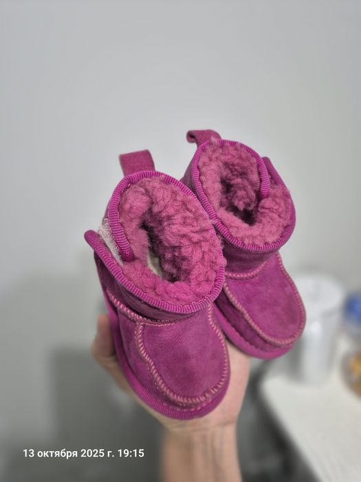 Угги Капитошка с натуральным мехом, теплые