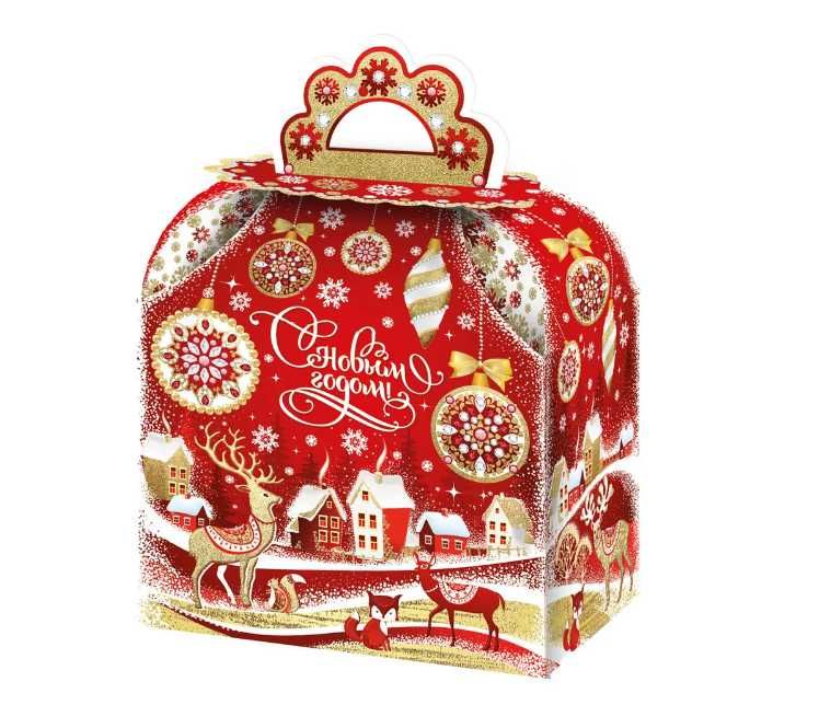 Новогодние подарки, кулек, боксы. Жаңа жылдық сыйлықтар