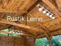 Lustre rustice din lemn