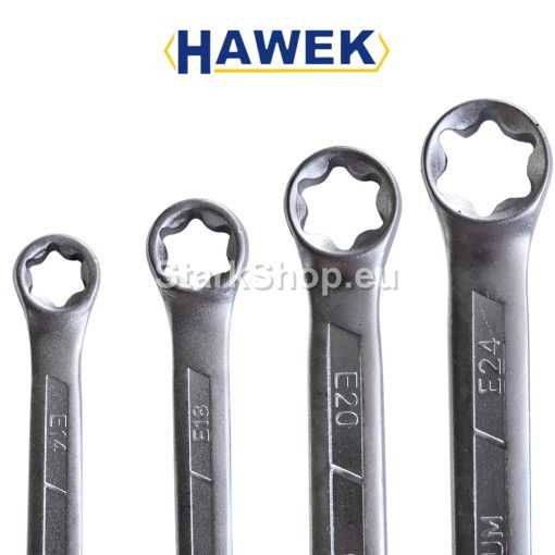 Ключове E-TORX Блистер Комплект 4 броя HAWEK
