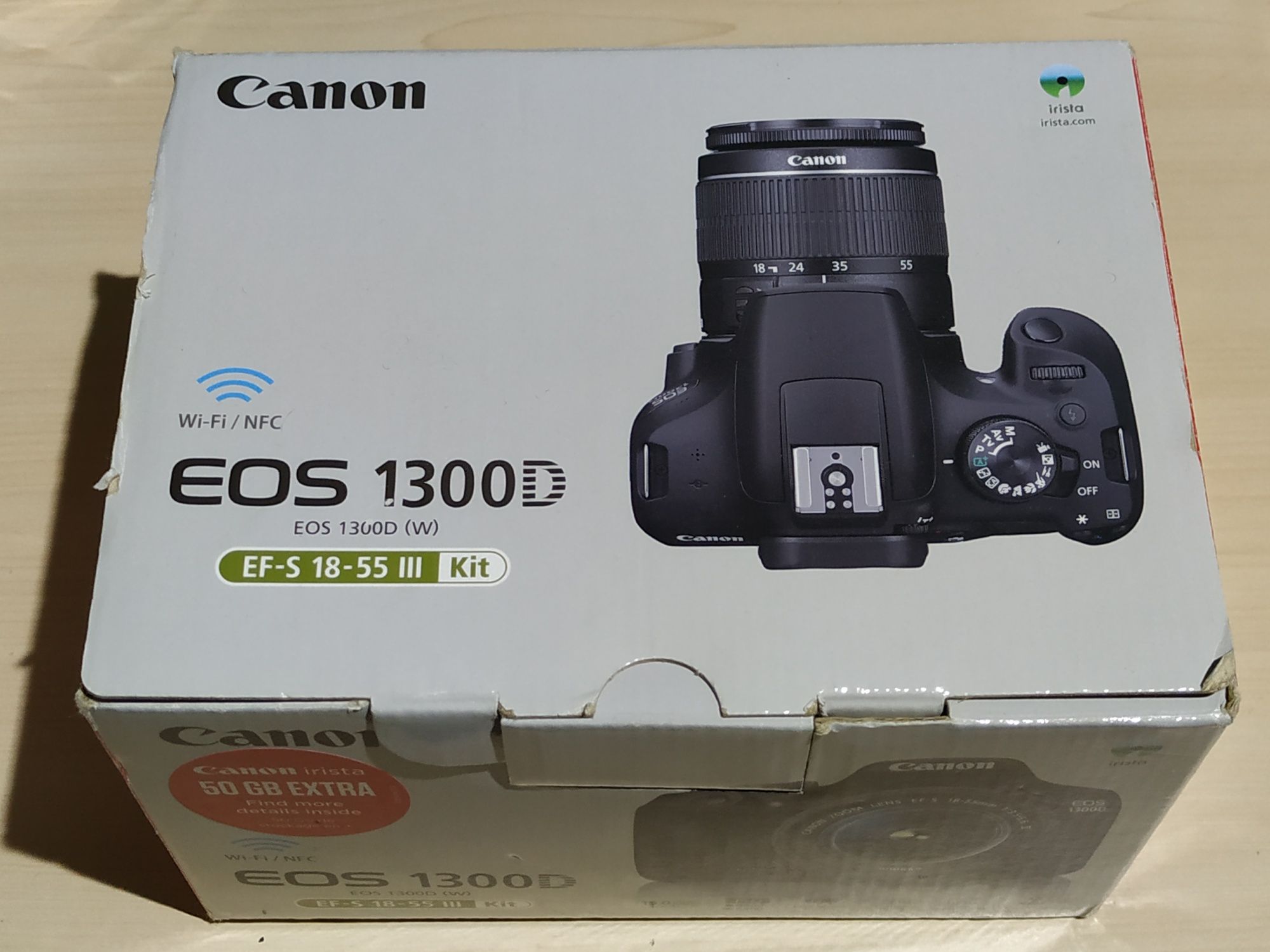 Canon EOS 1300D EF-S 18-55 iii Kit NOU