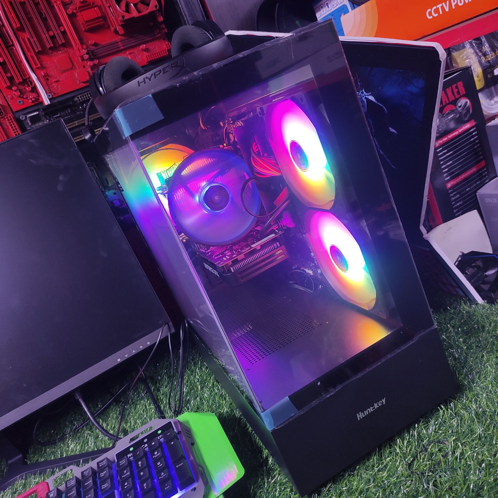 Игровой компьютер в сборе i3 10100/gtx 1650