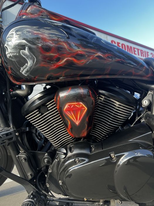 ! Kawasaki Vn 900 custom (fără honda suzuki yamaha)