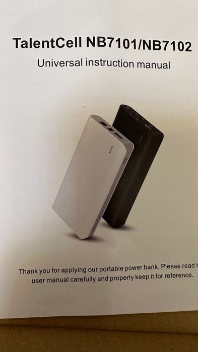Acumulator extern laptop telefon nb7101 talentcell