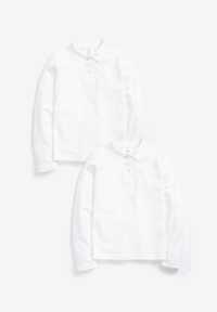 Set 2 bluze polo albe fete Next scoala marime 116