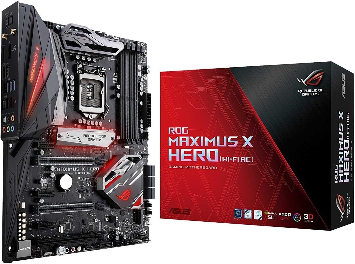 ROG MAXIMUS X HERO (WI-FI AC)  + i5 9600k + 2x8GB DDR4 + MWE 650W