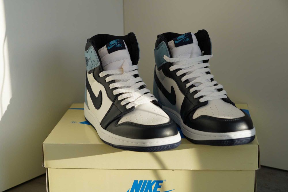 Adidași Jordan 1 OBSIDIAN - Toate Mărimile Disponibile, Cu Cutie