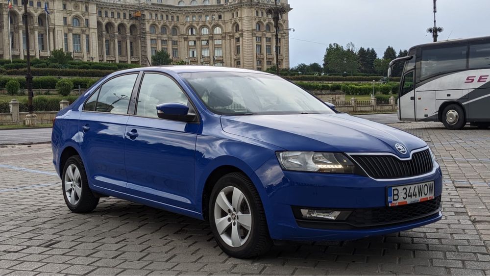 Inchirieri masini ieftine Bucuresti Skoda Rapid manual diesel rent car