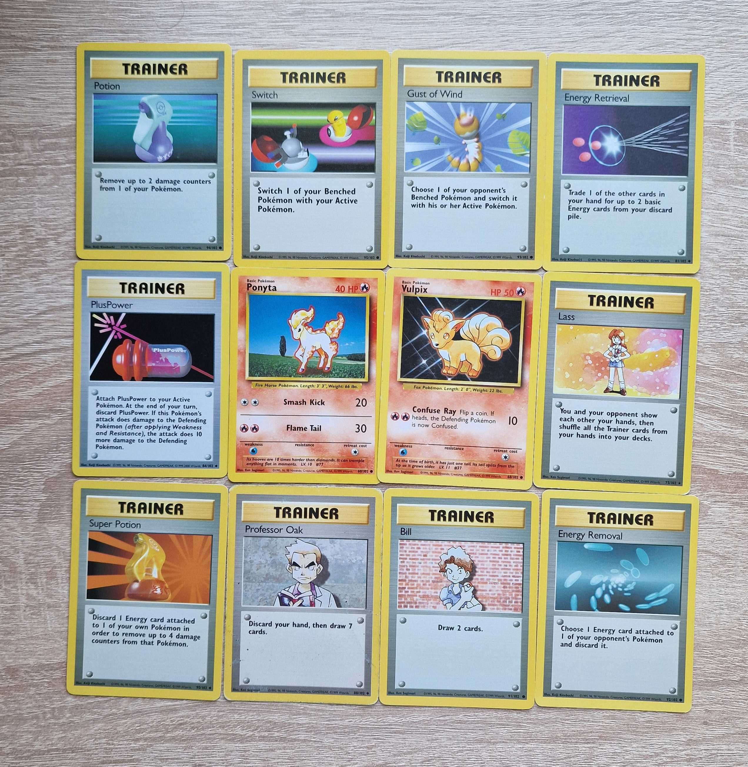 Carduri Pokemon TCG vintage - BASE SET