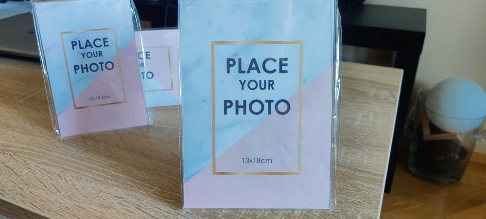 Rama foto plastic transparent plexiglas pt birou