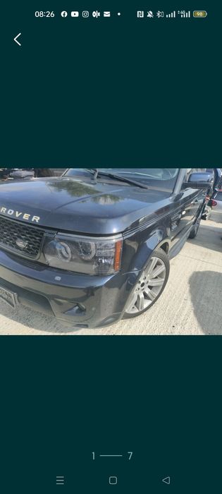 Dezmembrări bara capota aripi faruri radiatoare perna  range ROVER