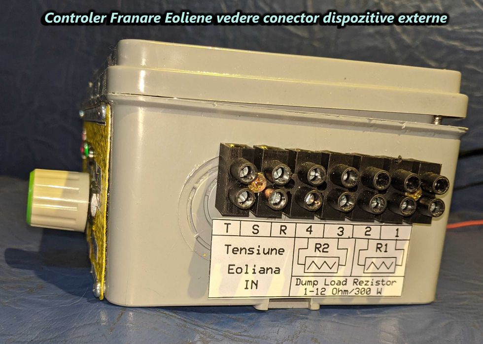 Eoliana sistem incarcare si franare  in diferite variante