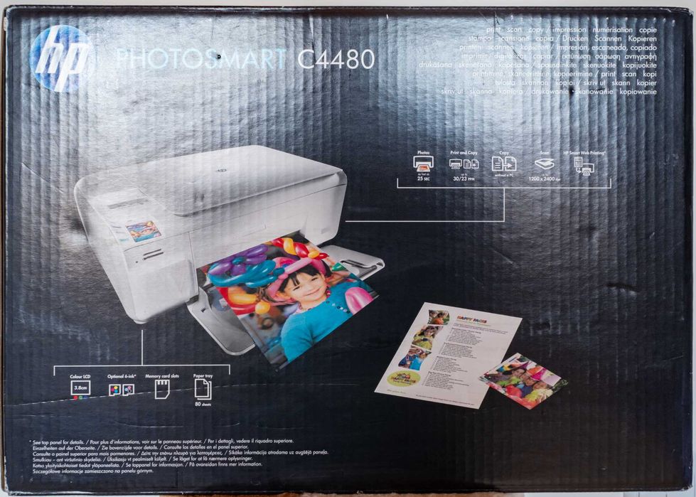 Imprimanta multifunctionala HP PhotoSmart C4480 noua sigilata
