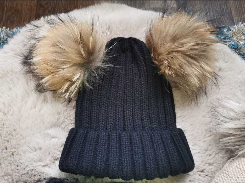 Зимни шапки, естествен косъм, Колан Avin, Alessa
