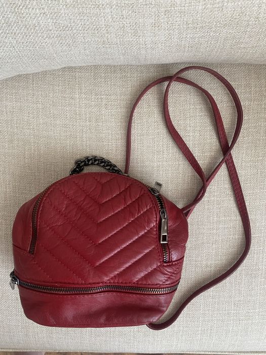 Сумка - рюкзак кожаный