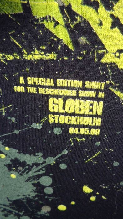 Tricou Metallica Sick And Destroy  Swedish Tour  2009 marimea XL