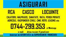 ASIGURARI IASI _ RCA, casco, VIATA, sanatate, locuinta, calatorie