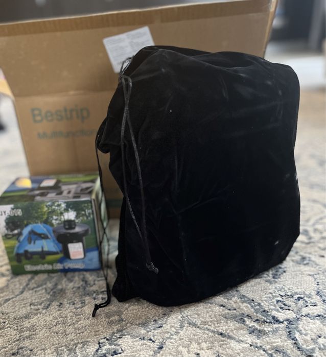 Saltea gonflabila Bestrip NOUA cu pompa electrica de aer inclusa