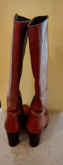 Дамски ботуши, естествена кожа, ном.40