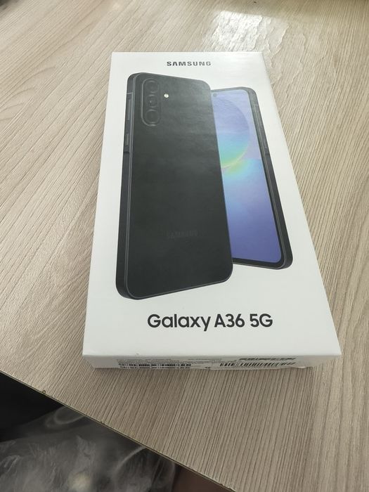 Продается запечатанный samsung а 36 5g black