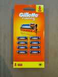 Set 8 rezerve/lame Gillette Fusion 5 portocaliu noi sigilate originale