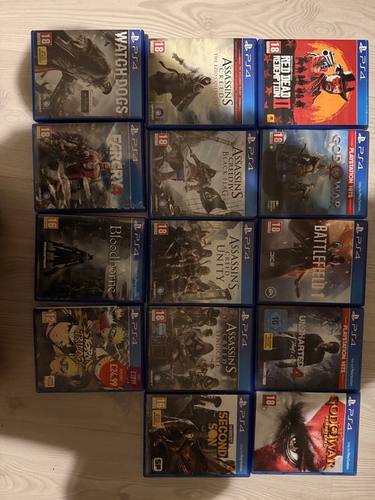 Ps4, PlayStation 4 1TB + 14 дискови игри