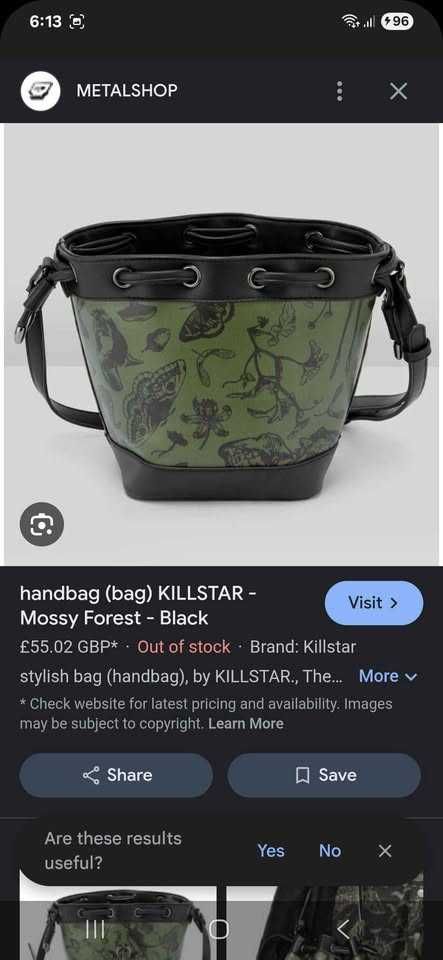 Killstar чанта флорална