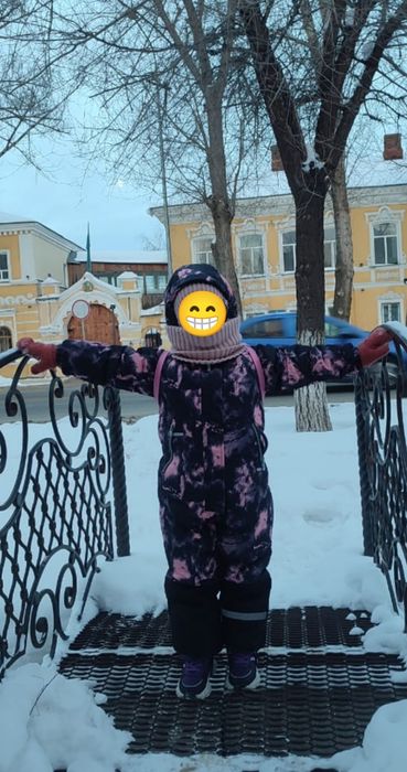 Зимний комбинезон на девочку