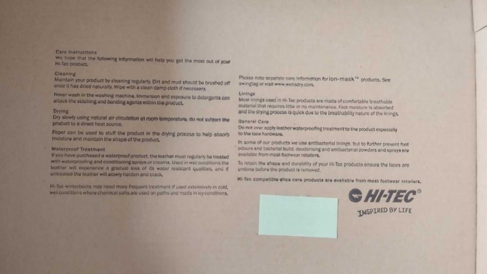Зимни обувки Hi-Tec от Англия с номер 35