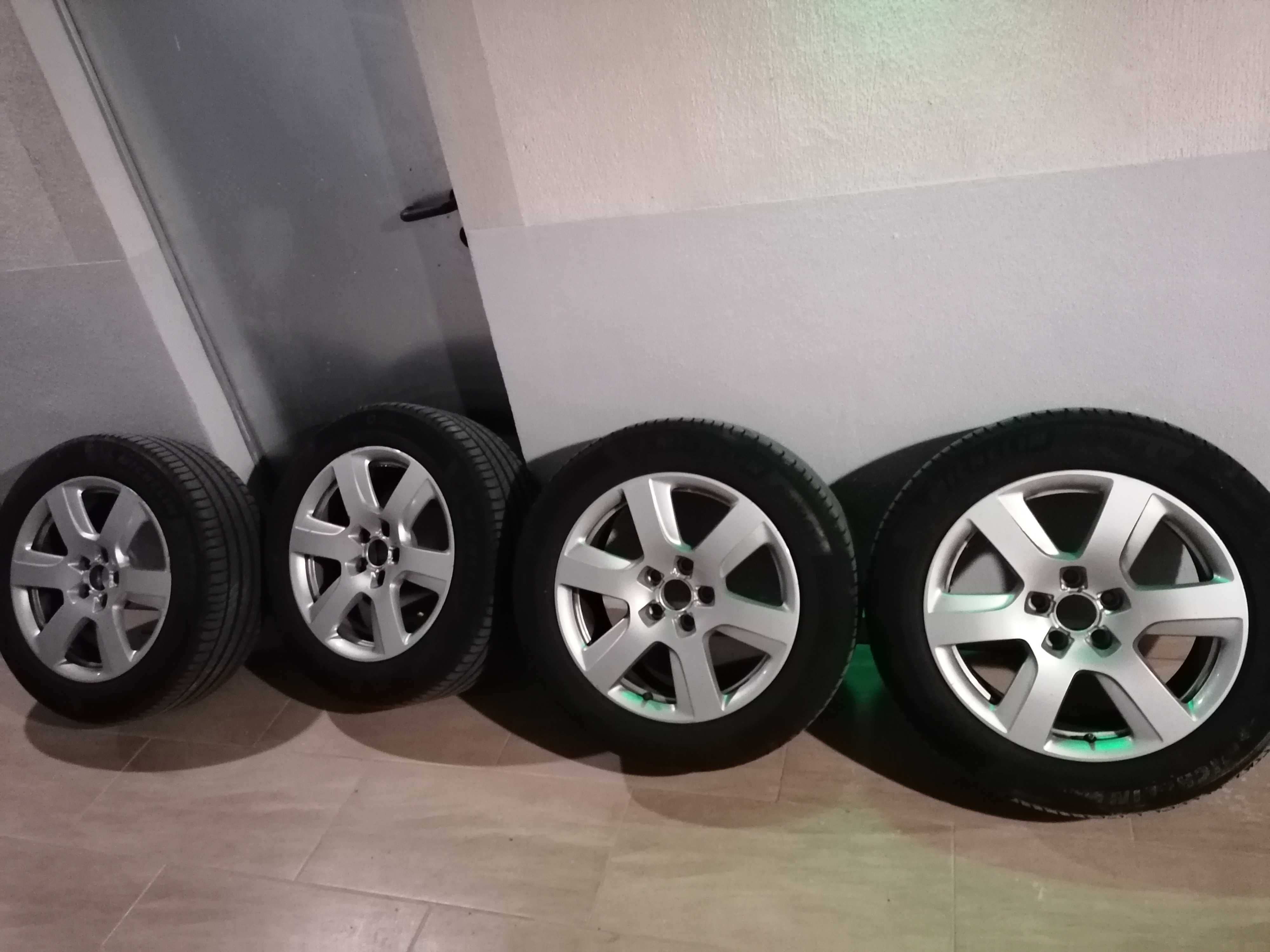 Джанти AUDI Oригинални + гуми Michelin