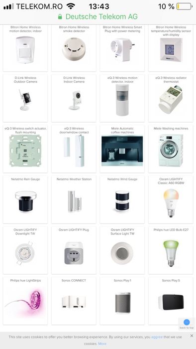 Casa inteligenta aplicație telefon