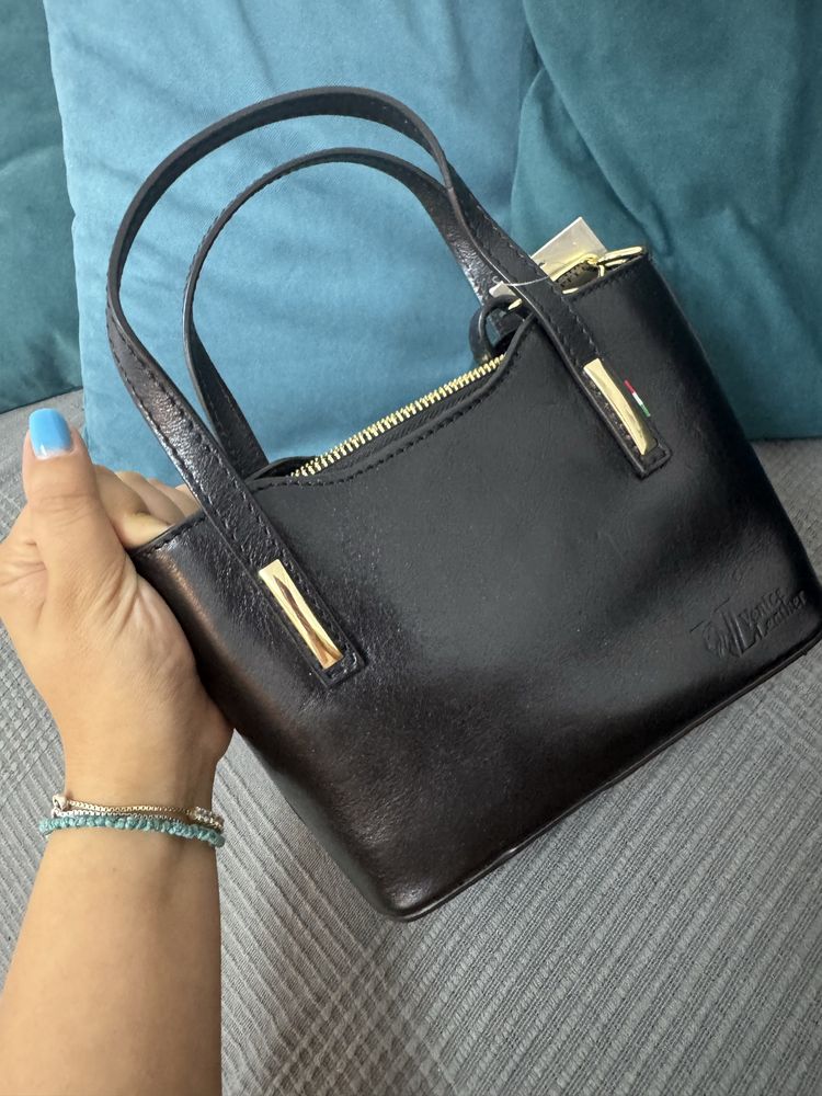 Geantă din piele naturală – Made in Italy (Veneția)