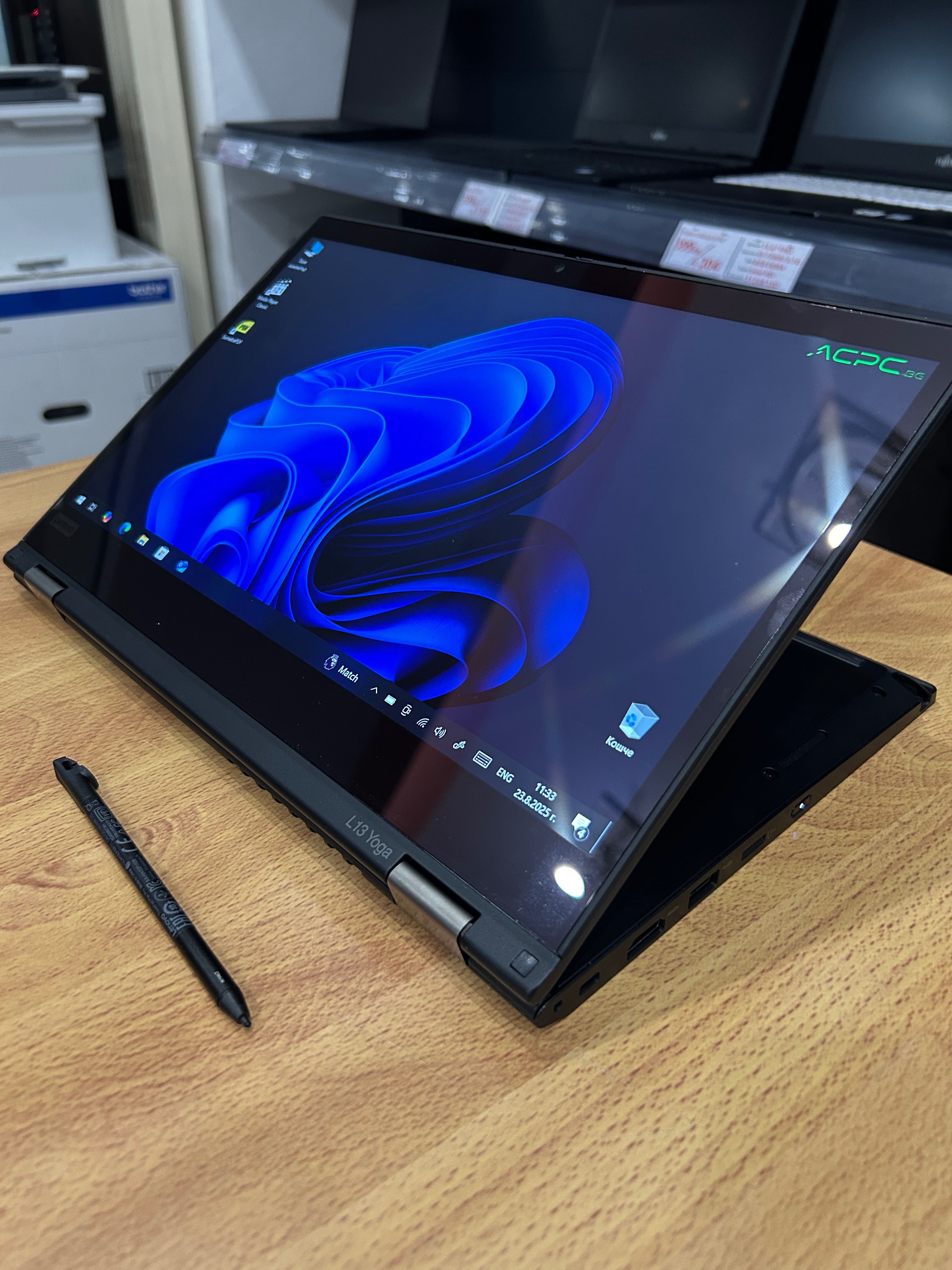 Като нов! Лаптоп Lenovo L13 Yoga i7/16GB RAM/512GB с 3 мен. гар.! ТЪЧ