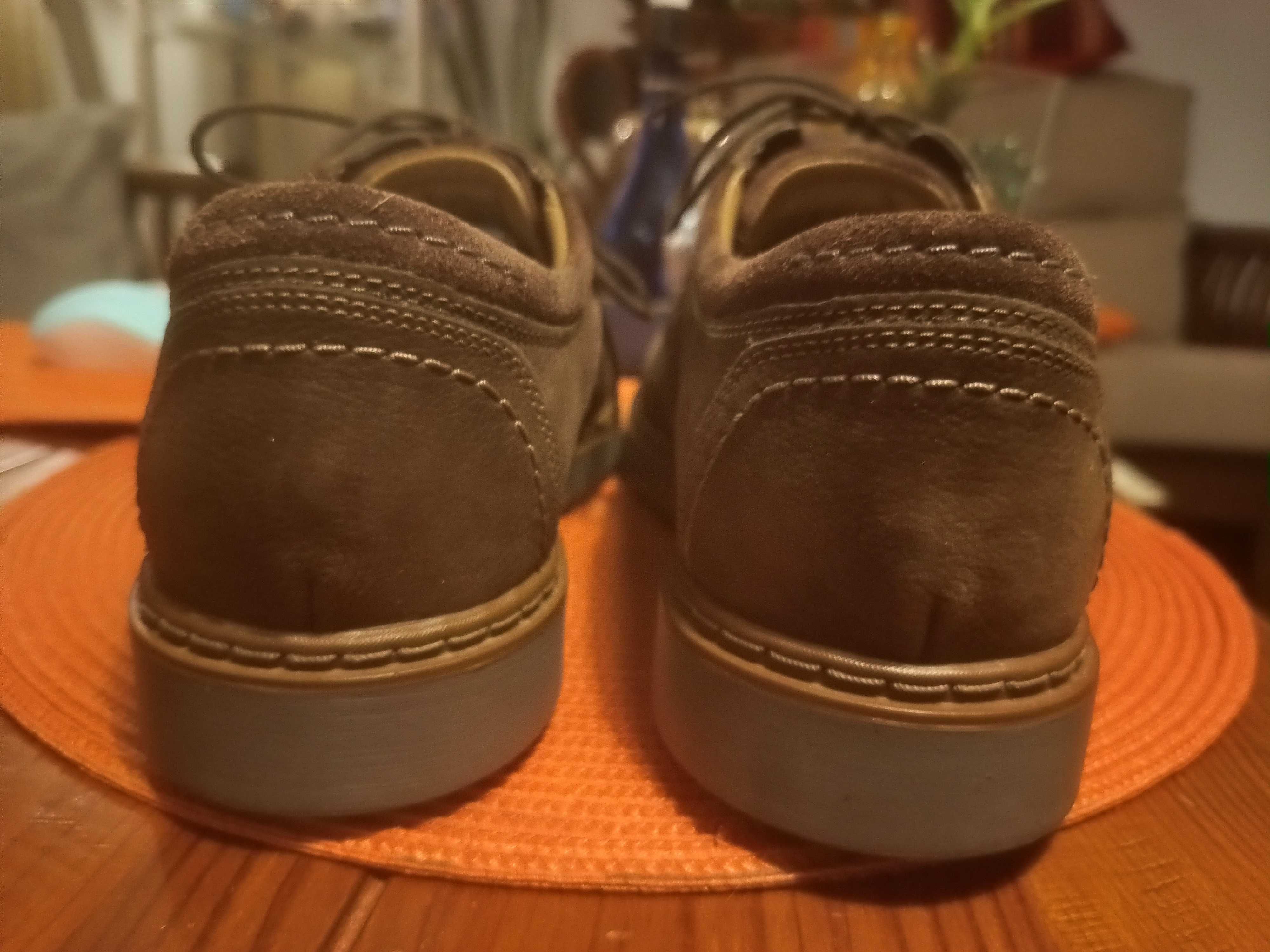 Мъжки обувки Clarks, размер 43, естествена кожа.