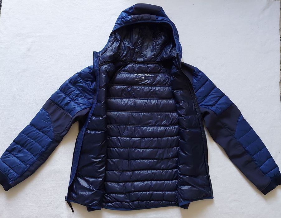Michael Kors down ,M48, мъжко пухено хибрид яке, много ефектно