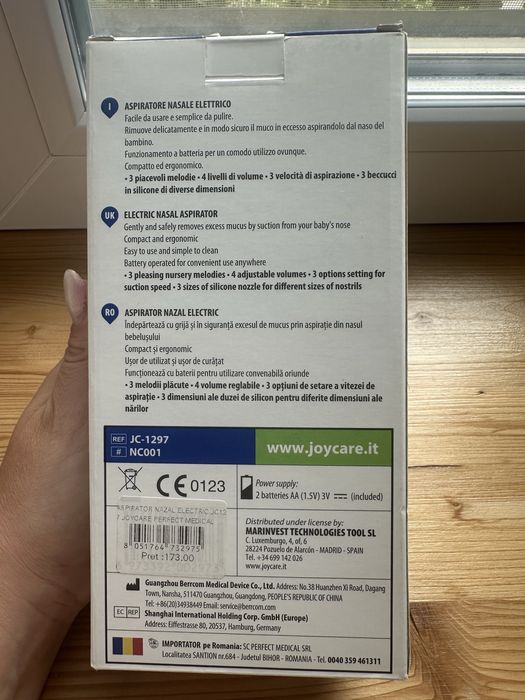Aspirator nazal electric