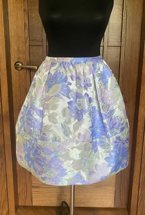 Юбка тюльпан нежно лилового цвета