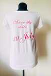 Tricou Save the Date /Domnisoare