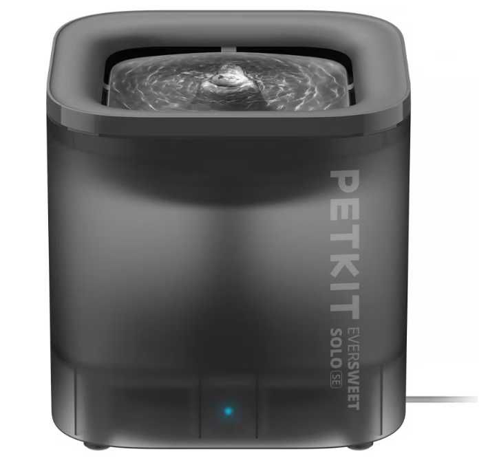 Fantana de apa pentru pisici PETKIT Eversweet SOLO SE, Gri, 1.8 L