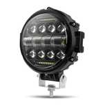 Led халоген interlook 60w кръгъл 2в1 drl + прожектор lh60w 1брой