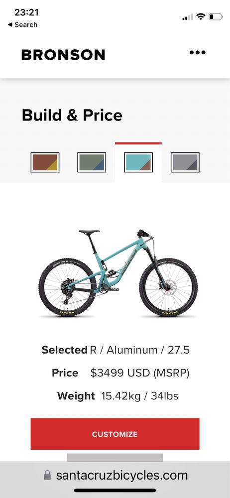 Santa cruz Bronson 2020