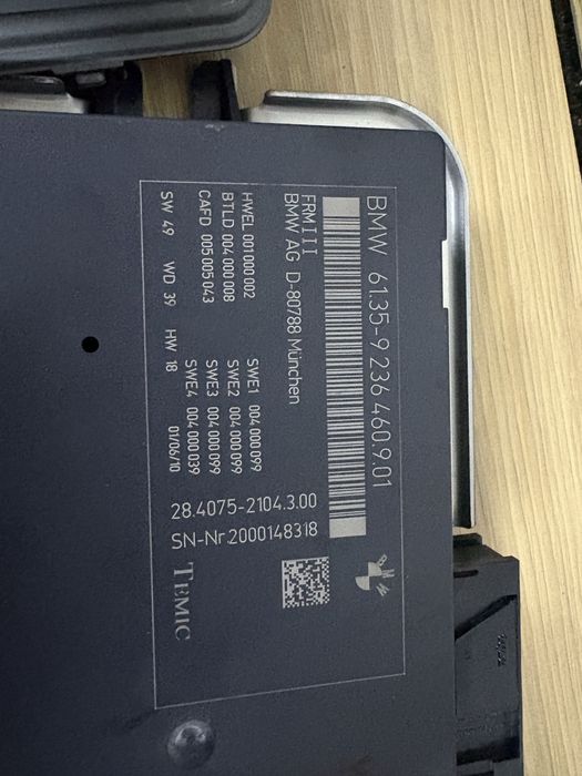 Kit pornire BMW Seria 520D F10 F11 Calculator 0281017679 Ecu 8513242