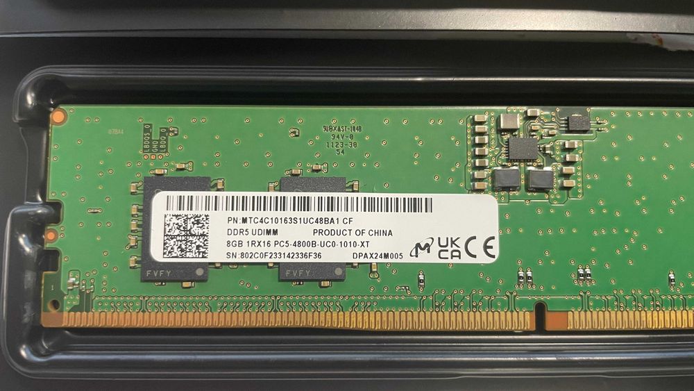 RAM DDR5 2*8GB 4800Mhz (Micron) nou. Scos din Dell Optiplex pt upgrade