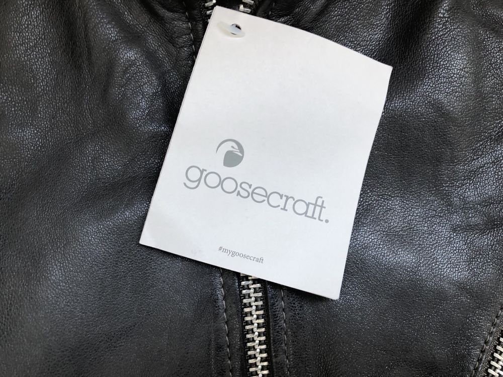 Goosecraft GC Belfast Biker Leather Jacket мъжко яке естествена кожа М