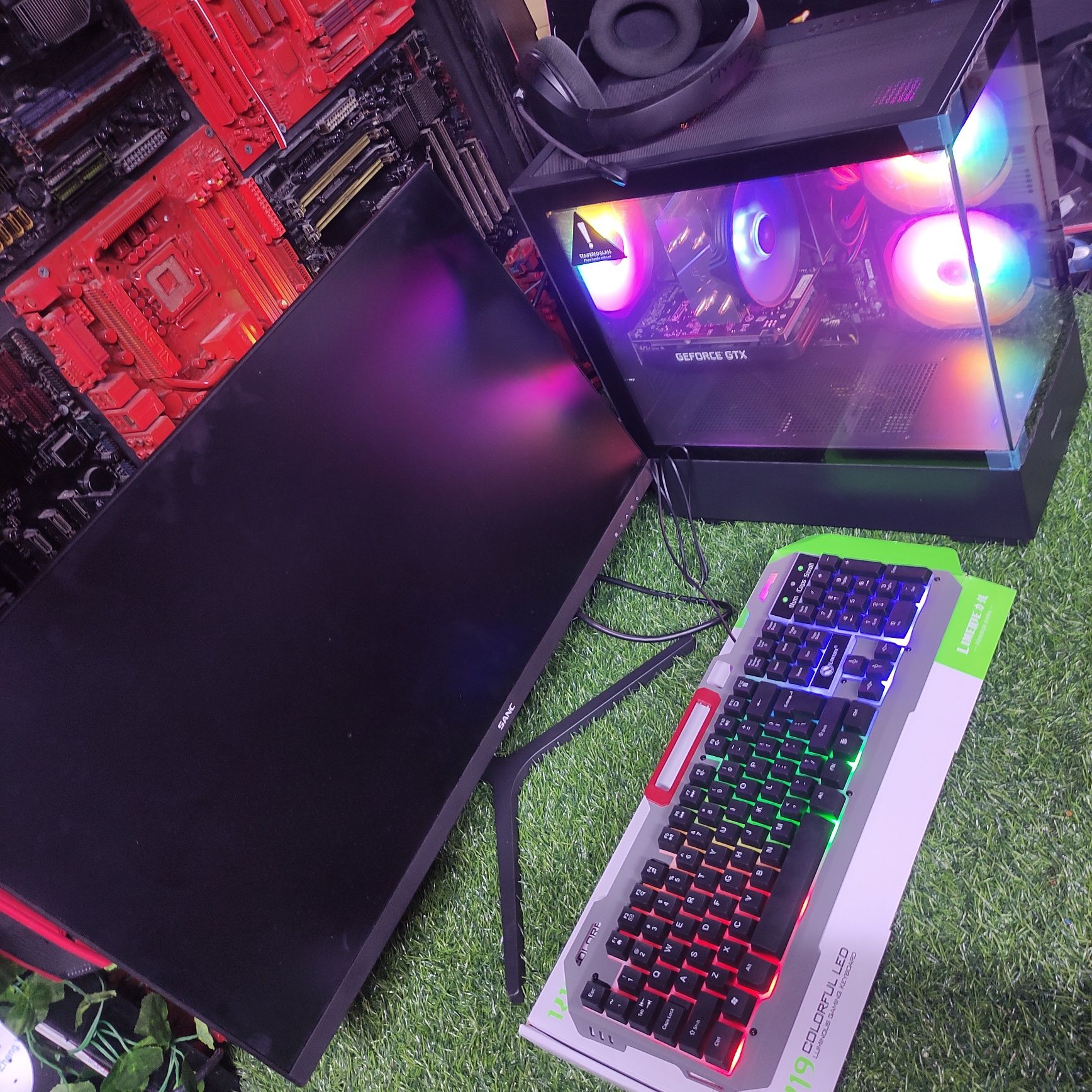 Игровой компьютер в сборе i3 10100/gtx 1650
