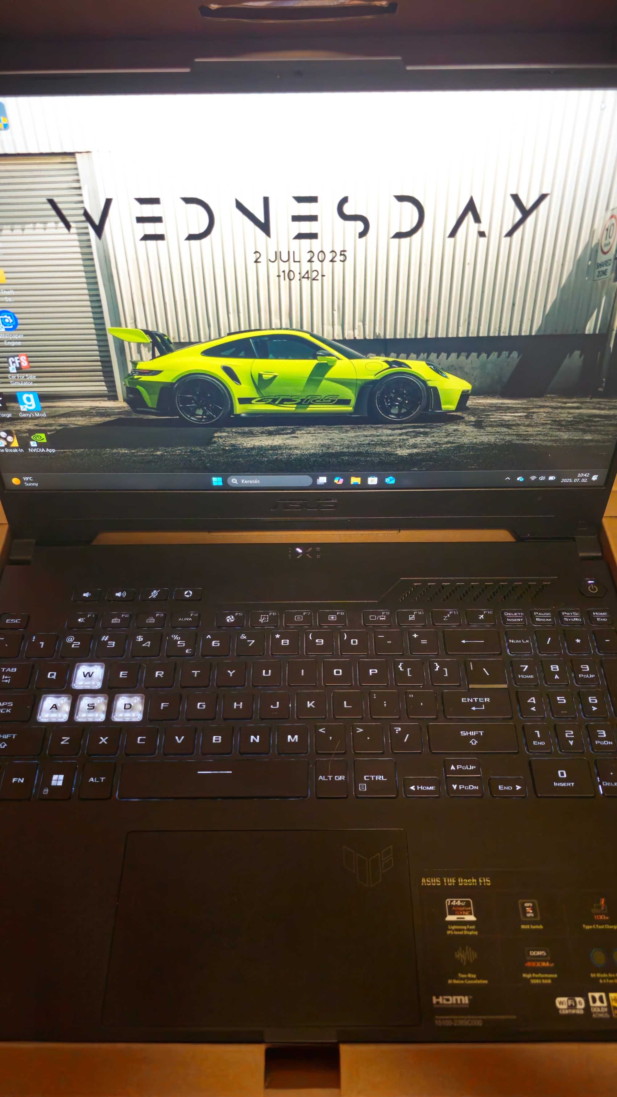 Asus tuf f15 dash (2022)