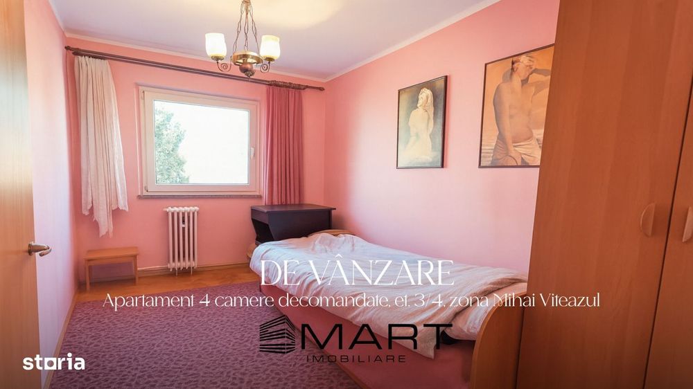 Apartament 4 camere etaj 3/4 zona Mihai Viteazul