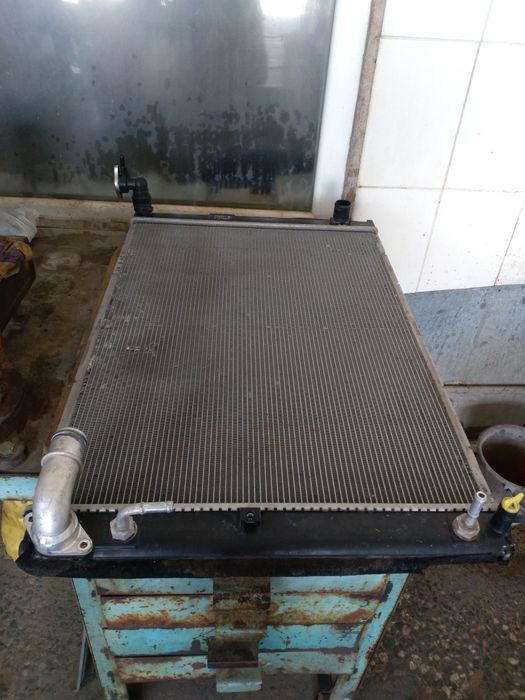 Ремонт радиатора.  Чистка печек.