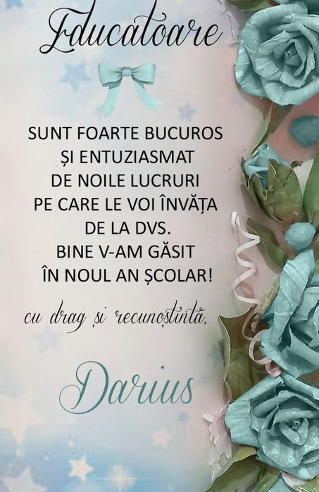 Tablou personalizat pentru educatoare învățătoare Crăciun poza ta